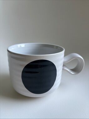 Crate&Barrel Camilla Engdahl ELSA Mug rare discontinued EUC ribbed ceramic